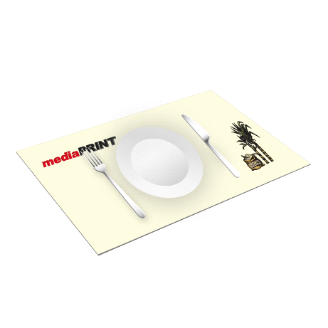Tischsets aus Zuckerrohrpapier | DIN A3 | einseitig bedruckt