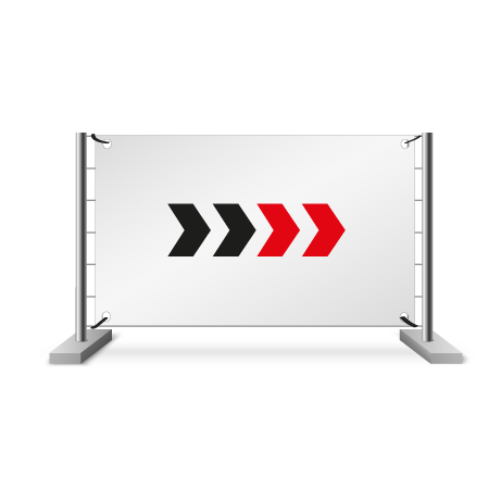Bauzaunbanner | B 340 cm x H 173 cm | einseitig bedruckt