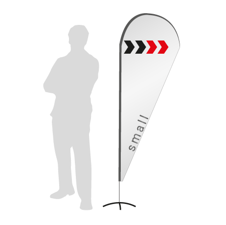 Beachflag Drop | Small (210 cm) | einseitig bedruckt