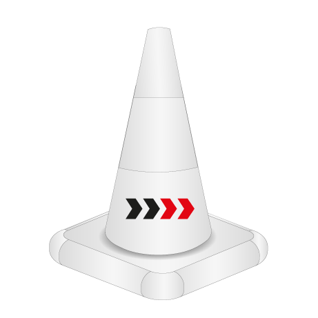 Aufblasbarer Straßenpylon als Produktnachbildung